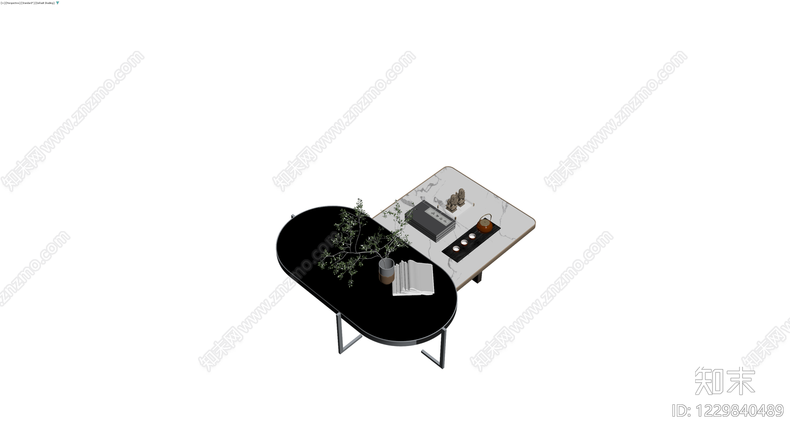 现代风格组合茶桌3D模型下载【ID:1229840489】