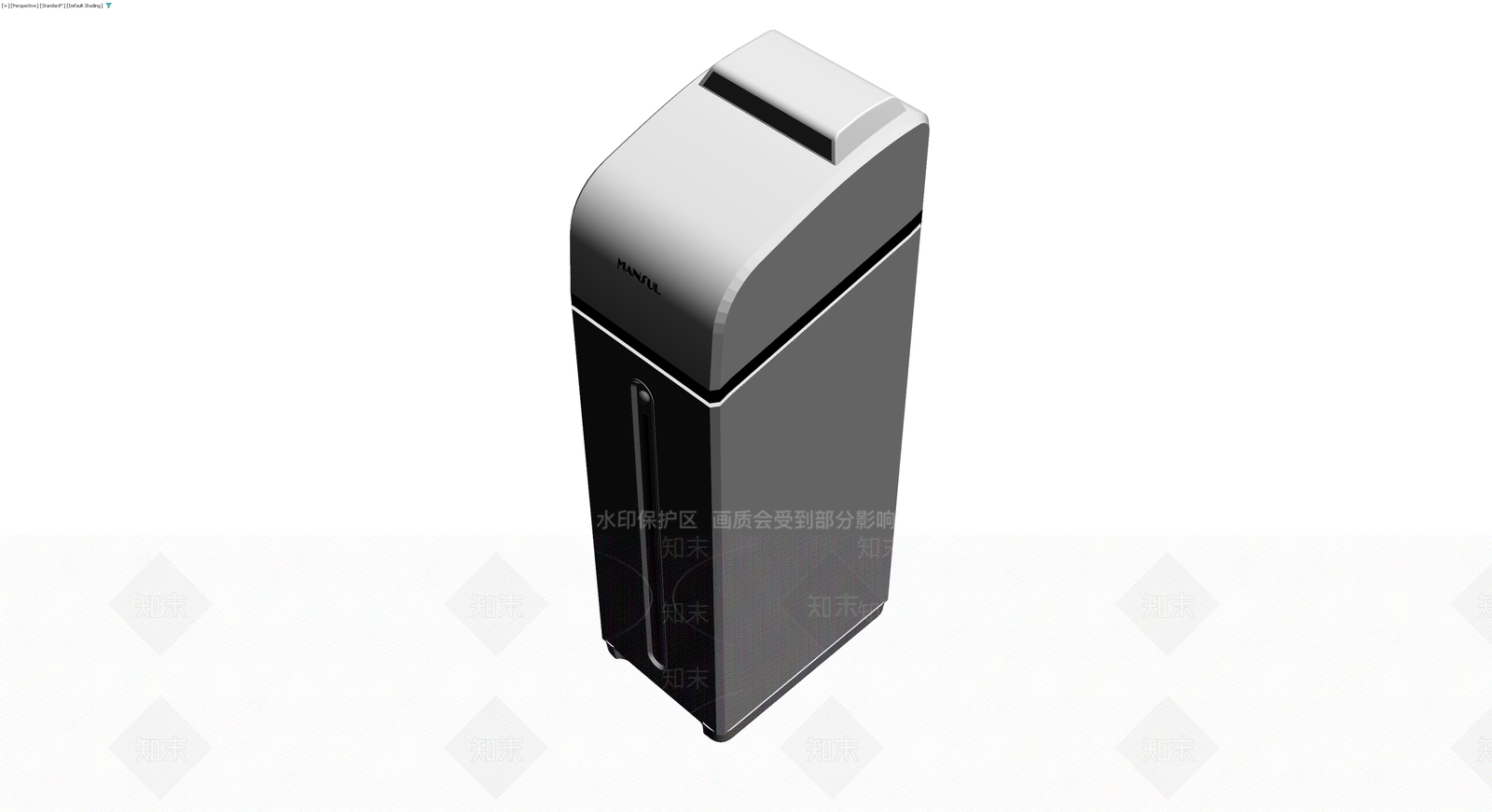 立式智能垃圾桶3D模型下载【ID:1230645276】