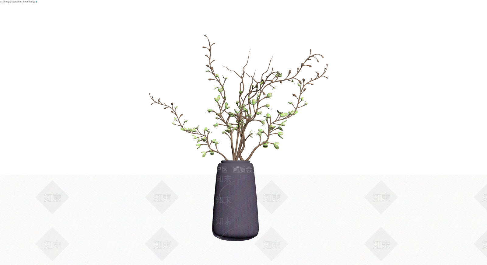 盆栽植物带花瓶3D模型下载【ID:1230445458】