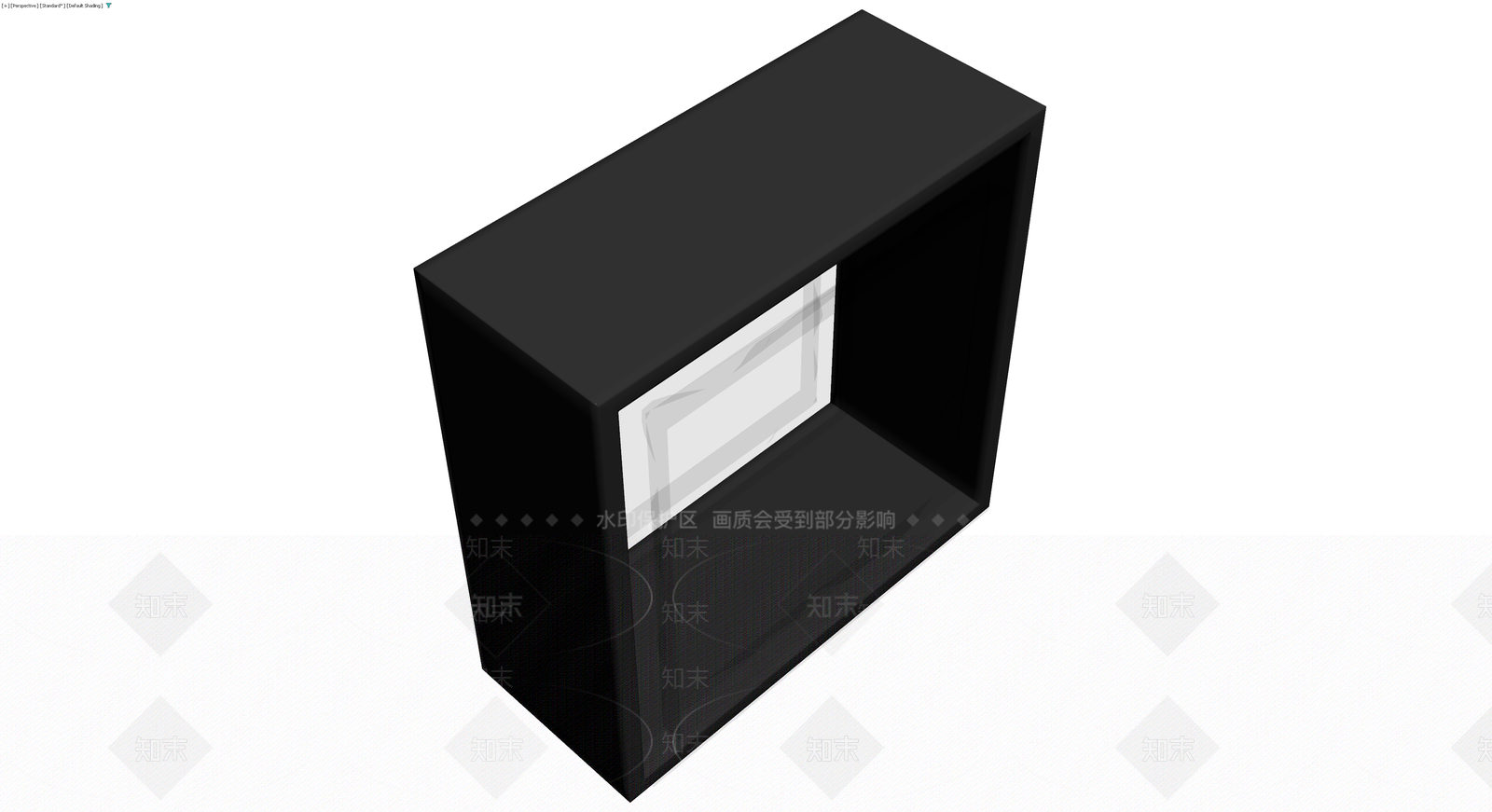 黑框玻璃展示柜3D模型下载【ID:1230776745】