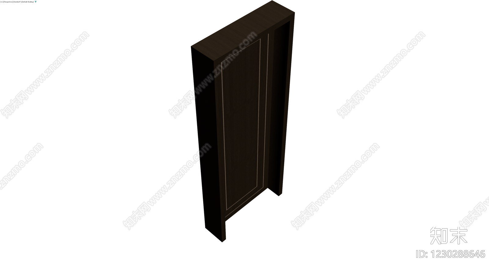 深木色单开门体3D模型下载【ID:1230288646】