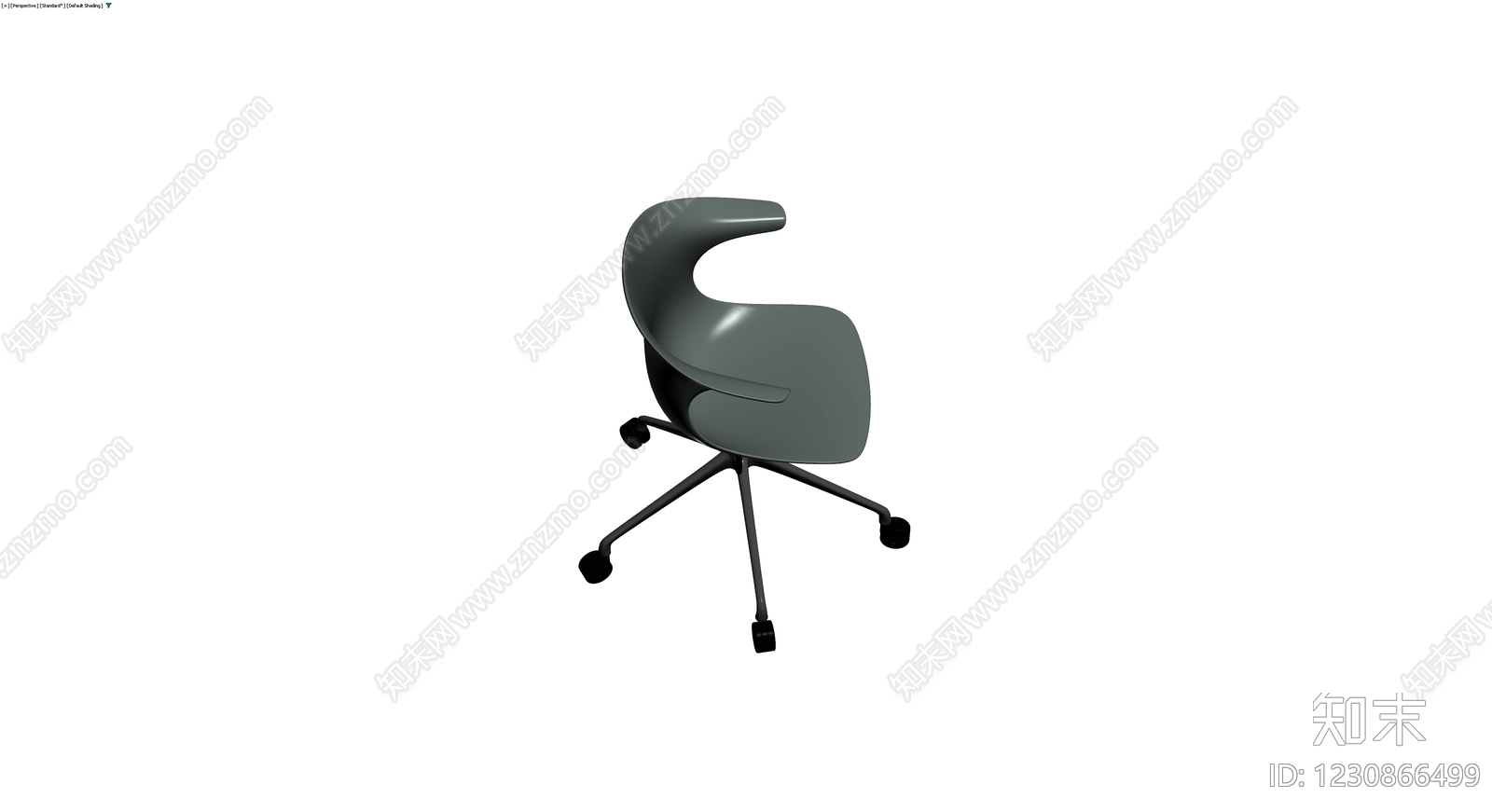 现代造型办公椅3D模型下载【ID:1230866499】