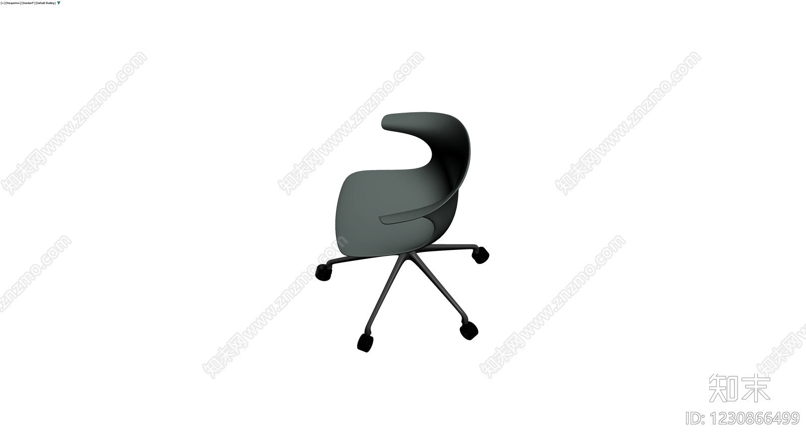 现代造型办公椅3D模型下载【ID:1230866499】