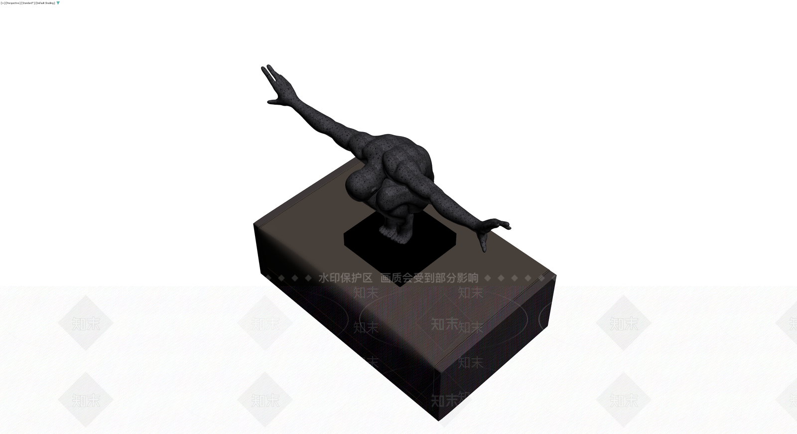 人物雕塑摆件3D模型下载【ID:1230408512】