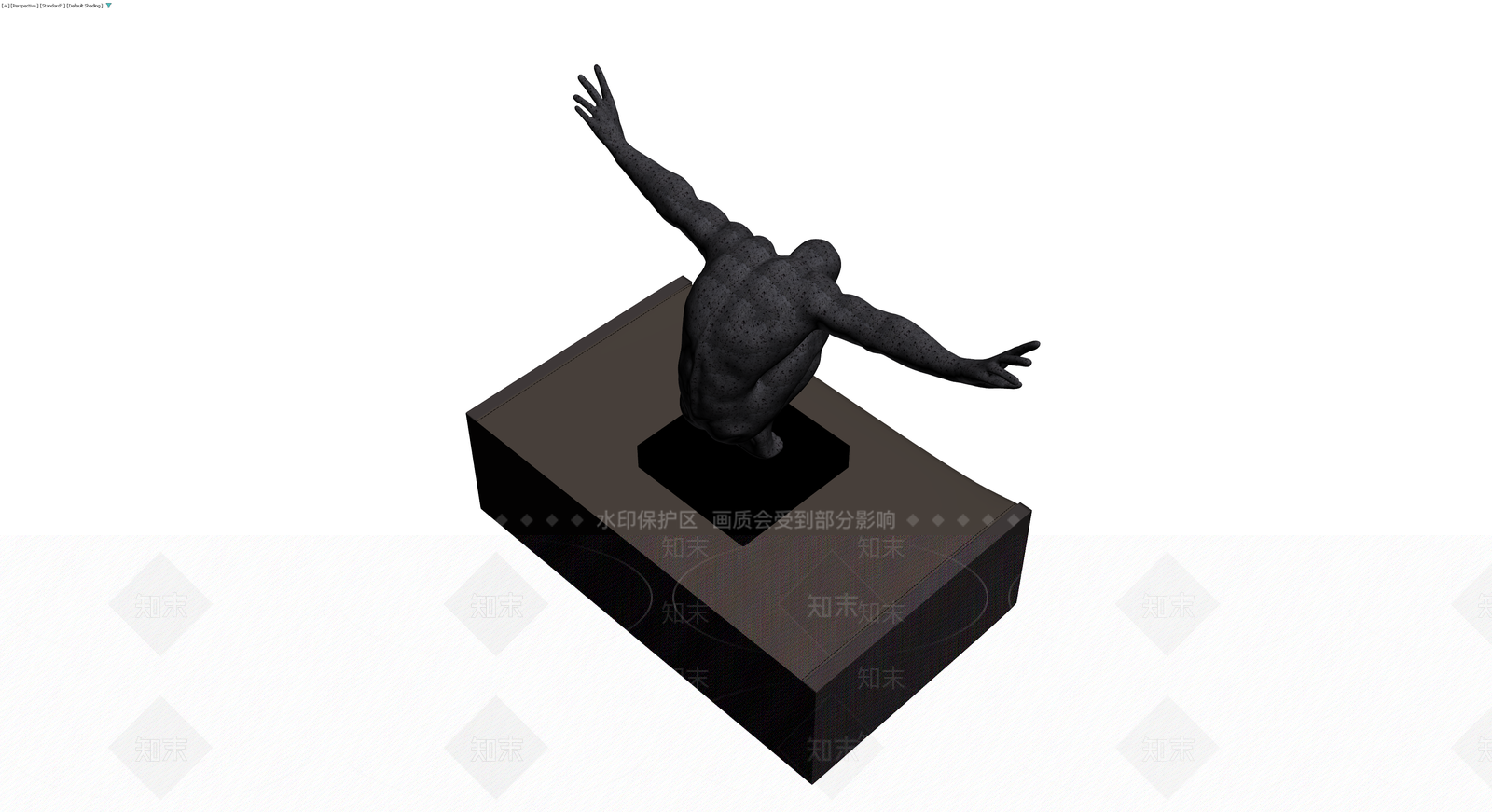 人物雕塑摆件3D模型下载【ID:1230408512】