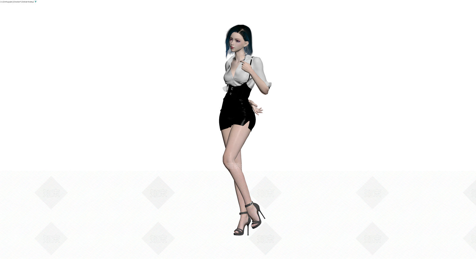 女性角色3D模型3D模型下载【ID:1230421822】