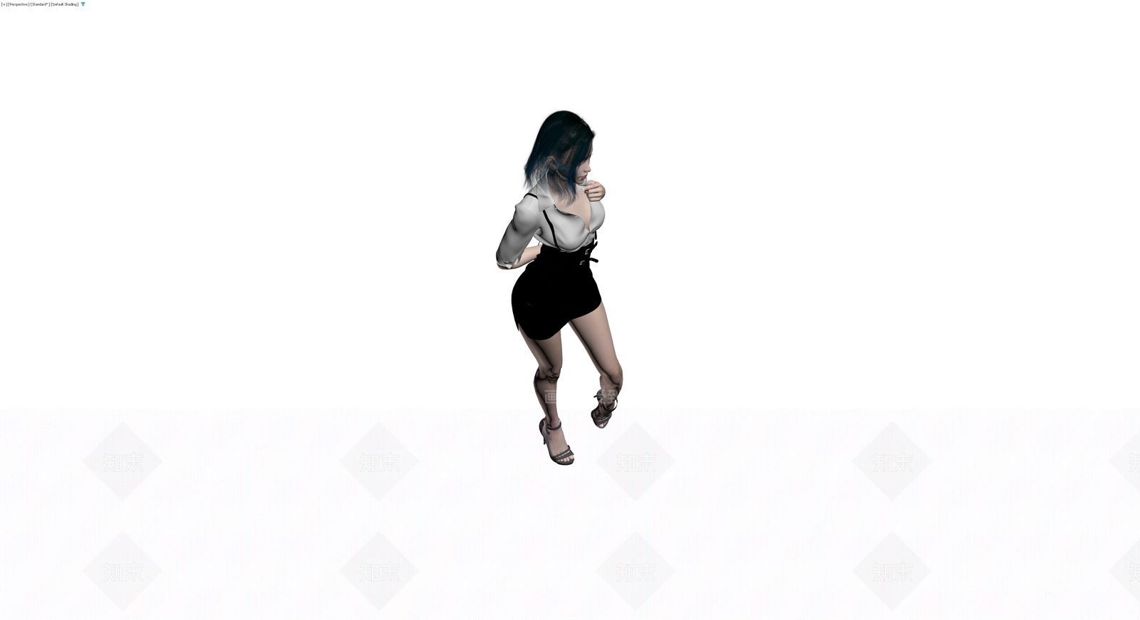 女性角色3D模型3D模型下载【ID:1230421822】