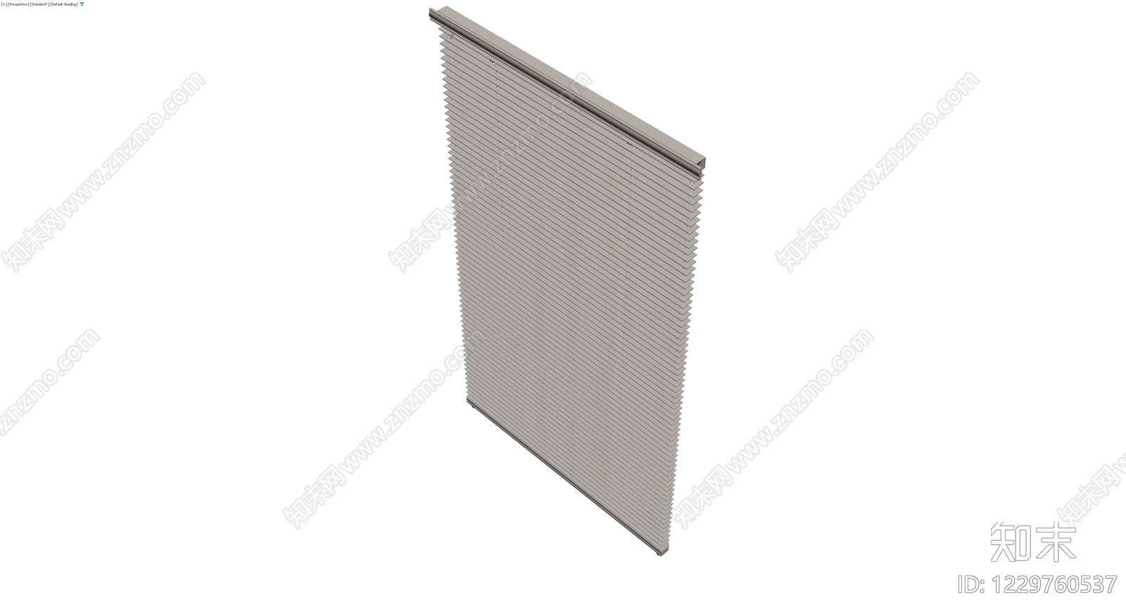 灰色百叶窗组件3D模型下载【ID:1229760537】