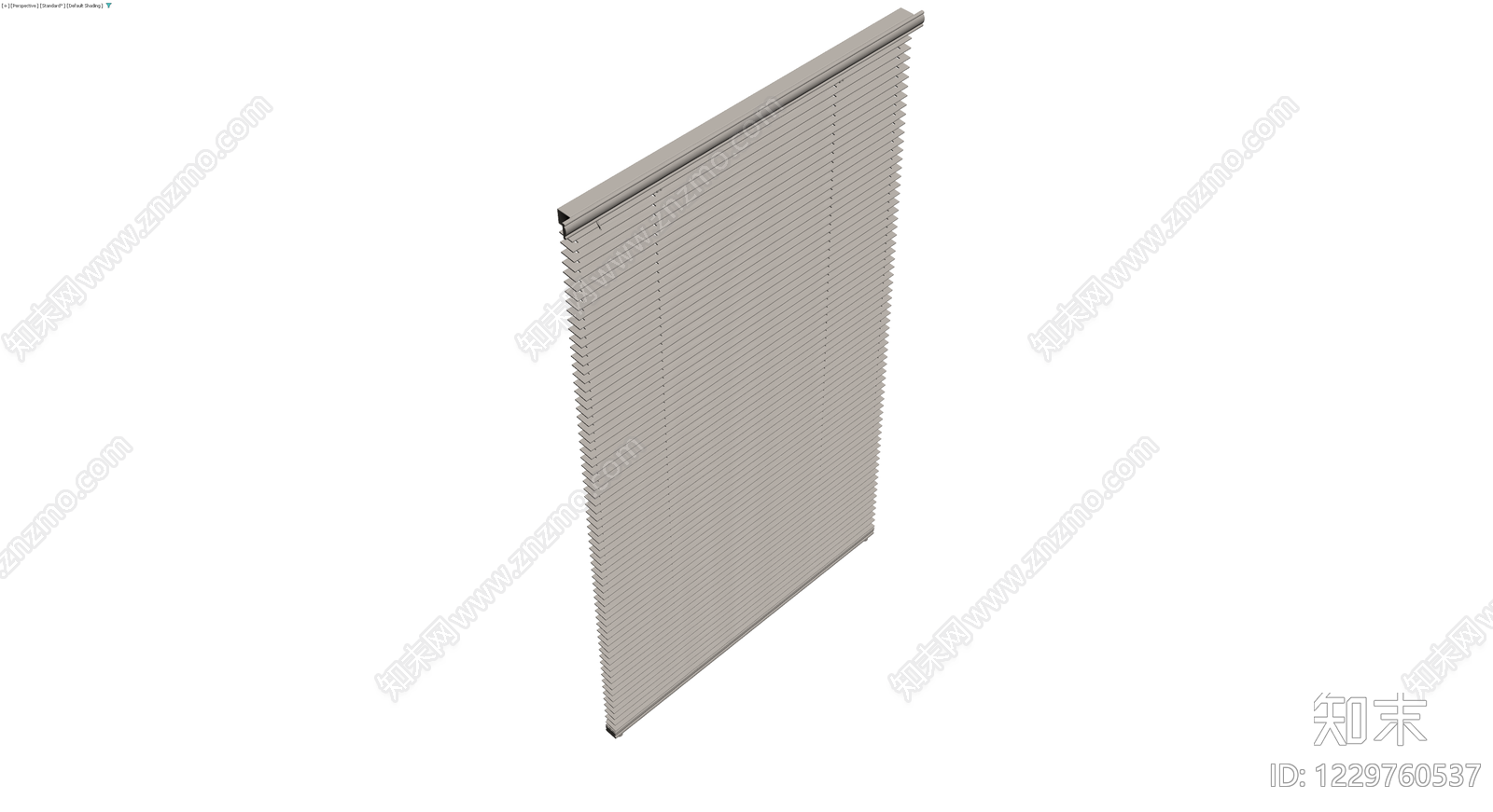 灰色百叶窗组件3D模型下载【ID:1229760537】