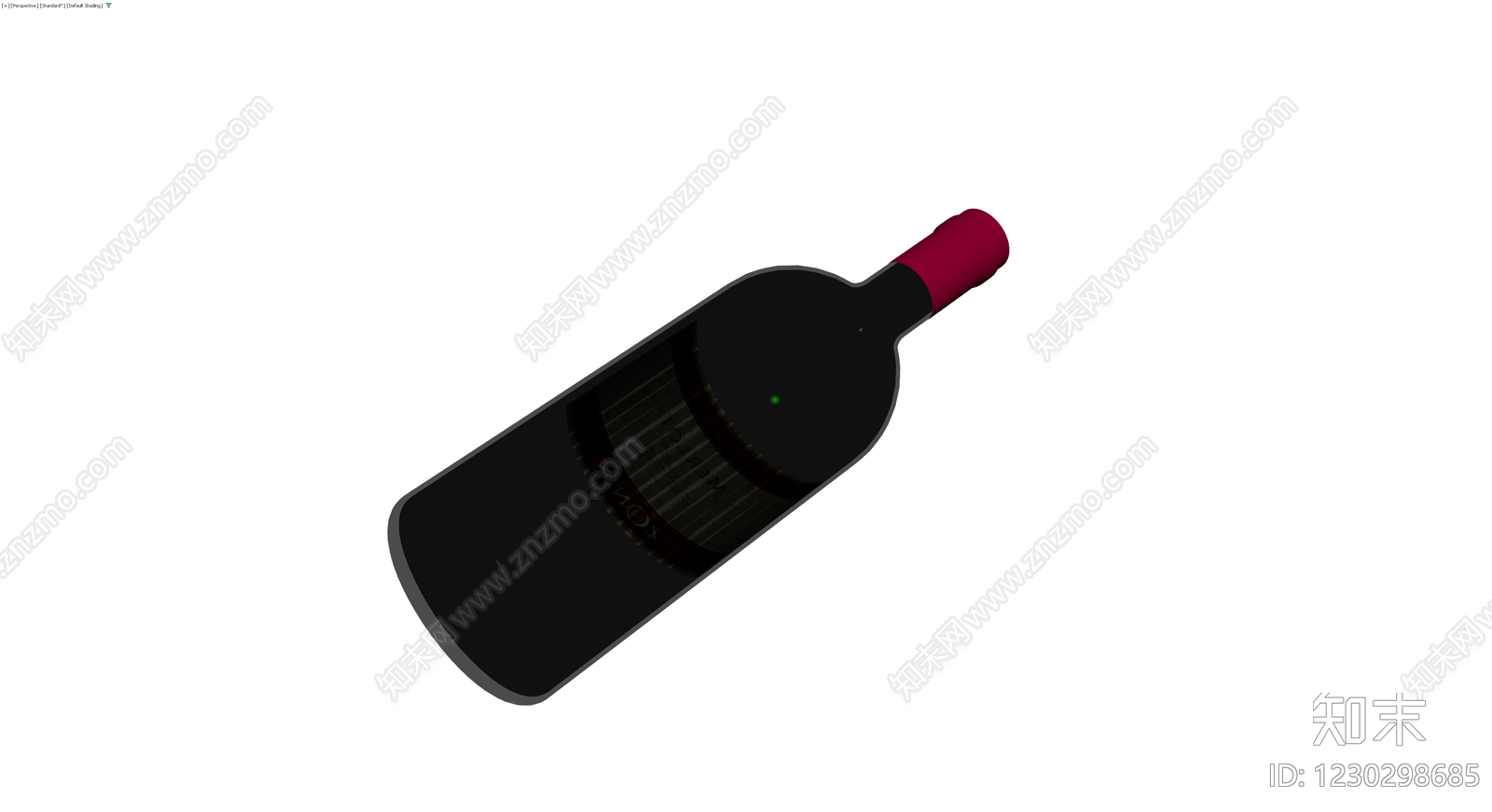红酒瓶3D模型3D模型下载【ID:1230298685】