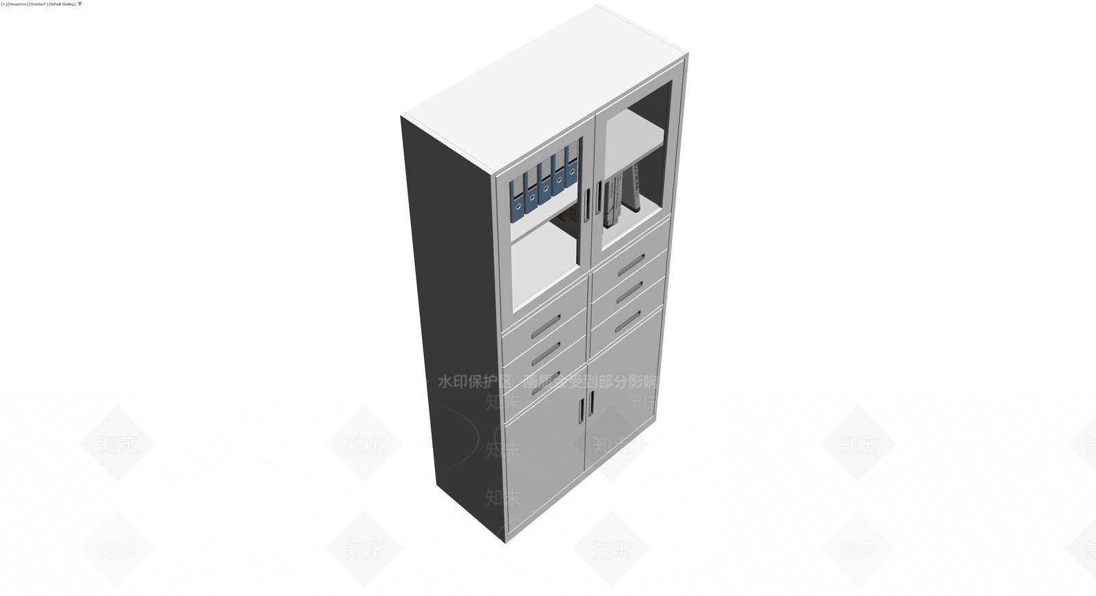 办公文件柜模型3D模型下载【ID:1229613229】