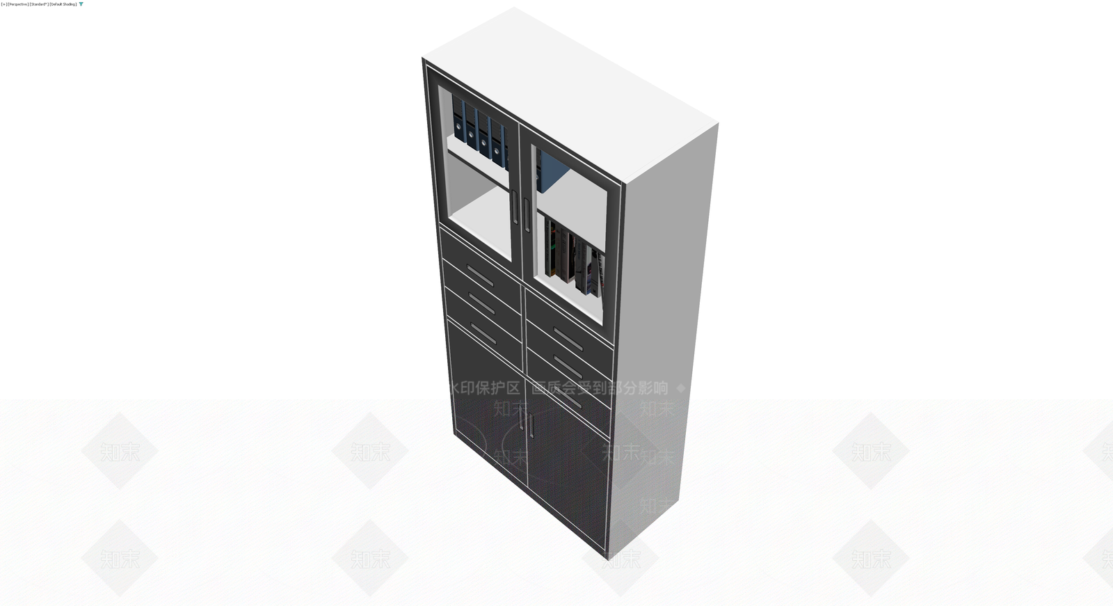 办公文件柜模型3D模型下载【ID:1229613229】