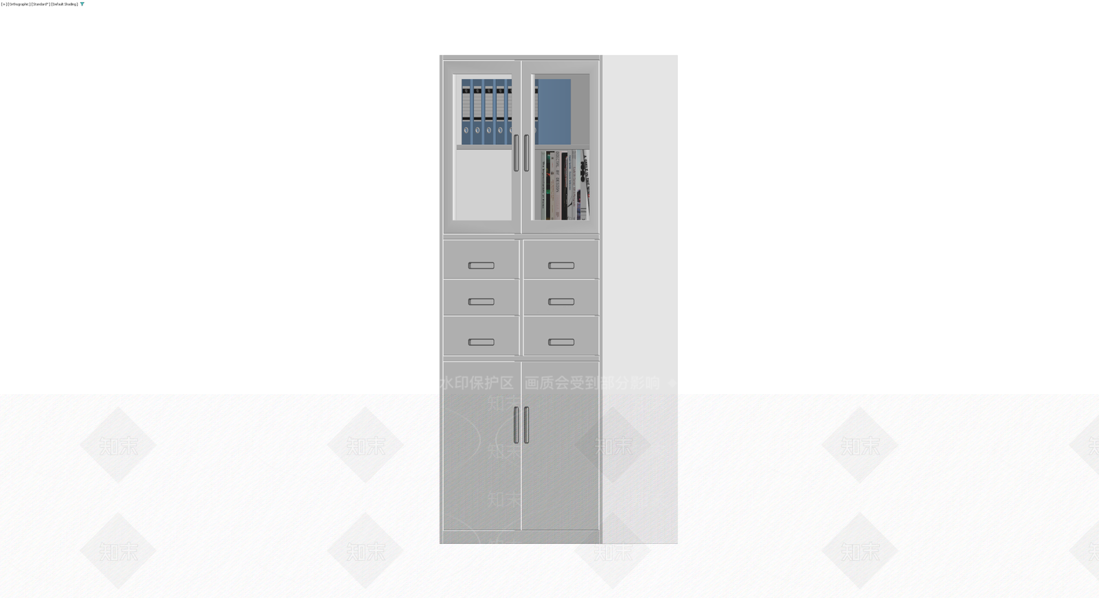 办公文件柜模型3D模型下载【ID:1229613229】