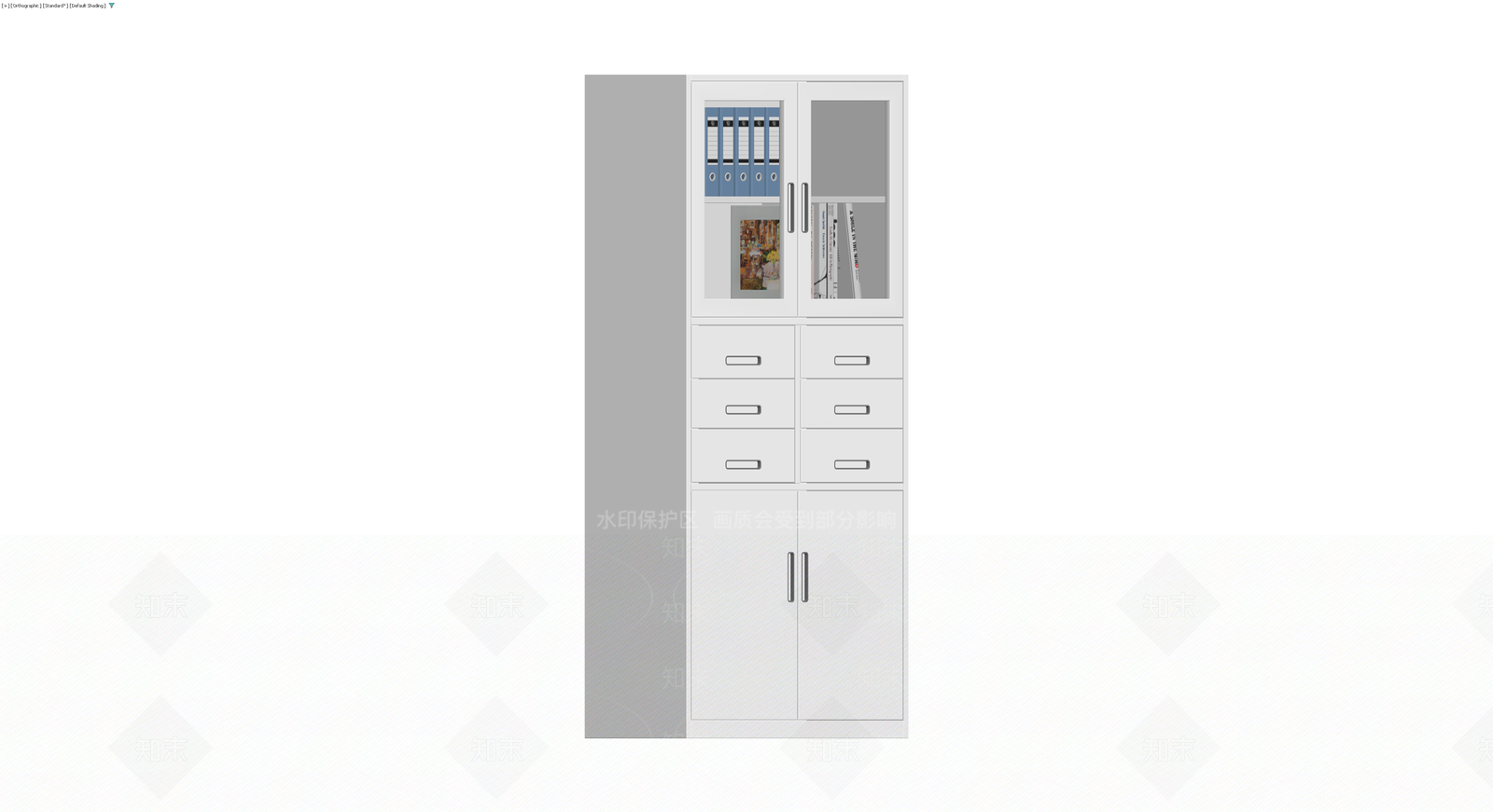 办公文件柜模型3D模型下载【ID:1229613229】