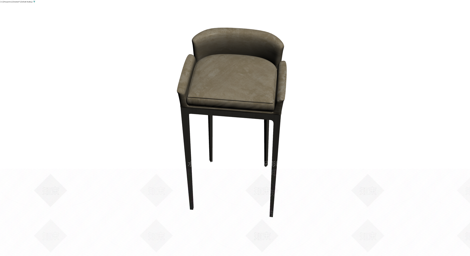 现代高脚椅3D模型下载【ID:1230119836】