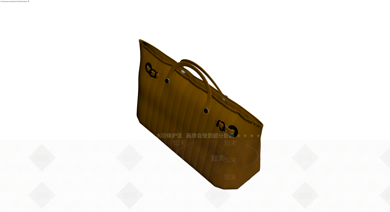 黄色竖纹手提包3D模型下载【ID:1230770369】