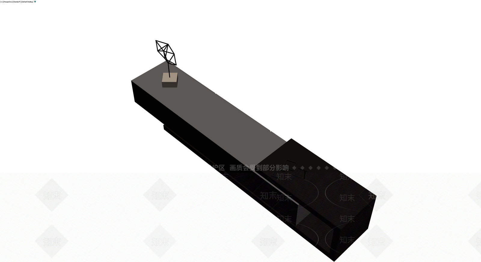 长条形电视柜组合3D模型下载【ID:1229603013】