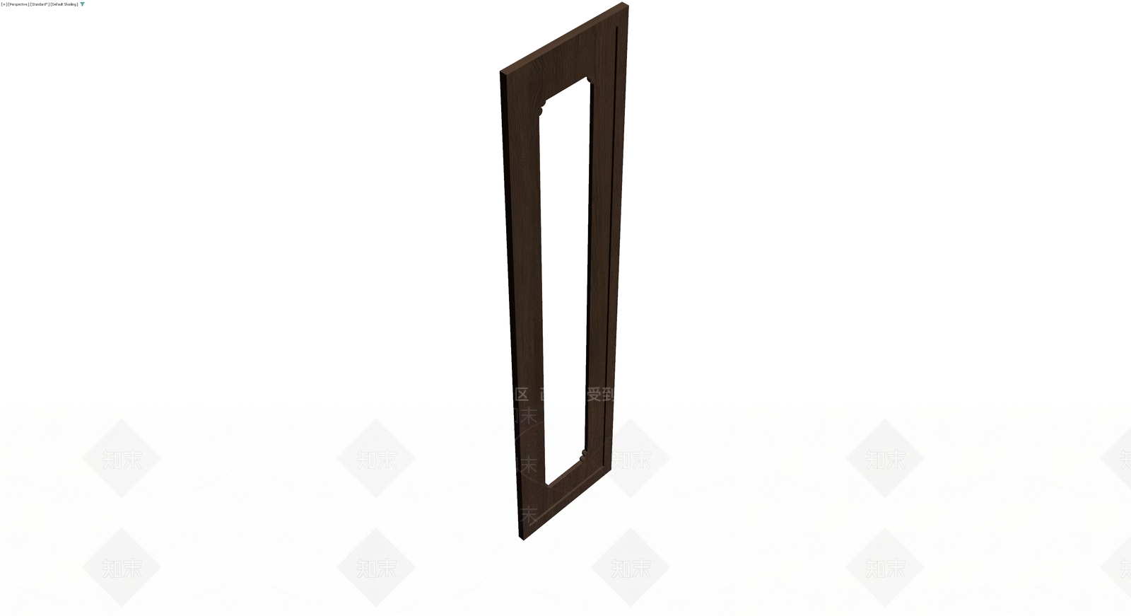 深褐色装饰门板3D模型下载【ID:1230619340】