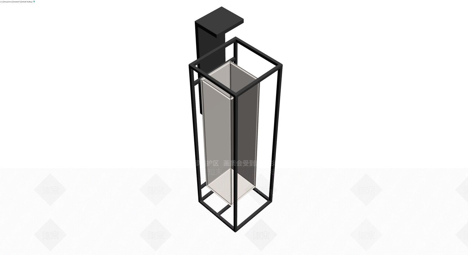 黑框玻璃展示柜模型3D模型下载【ID:1230700223】