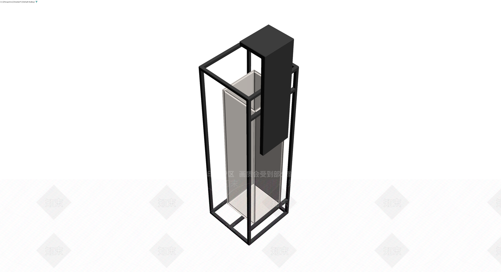 黑框玻璃展示柜模型3D模型下载【ID:1230700223】