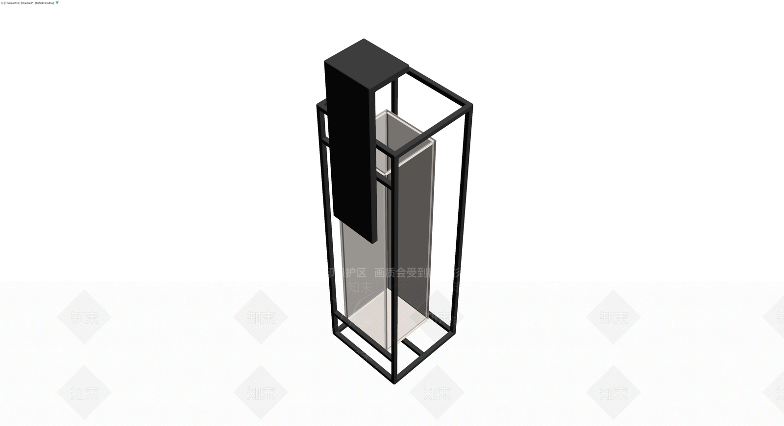 黑框玻璃展示柜模型3D模型下载【ID:1230700223】