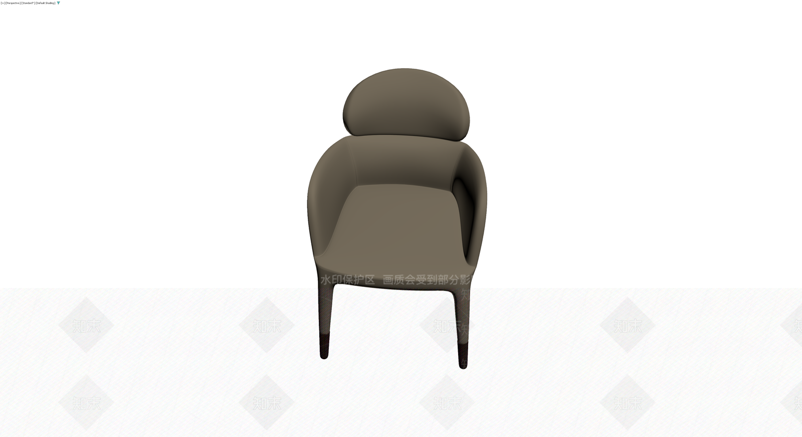 现代风格休闲扶手椅3D模型下载【ID:1229924232】