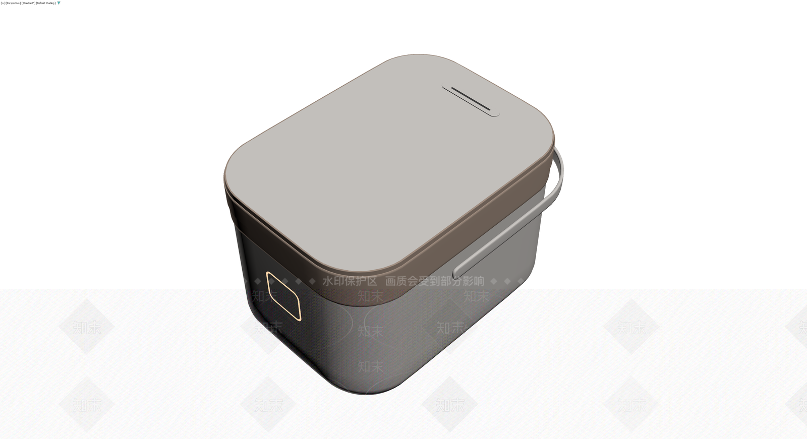 灰模电饭煲3D模型下载【ID:1230415862】
