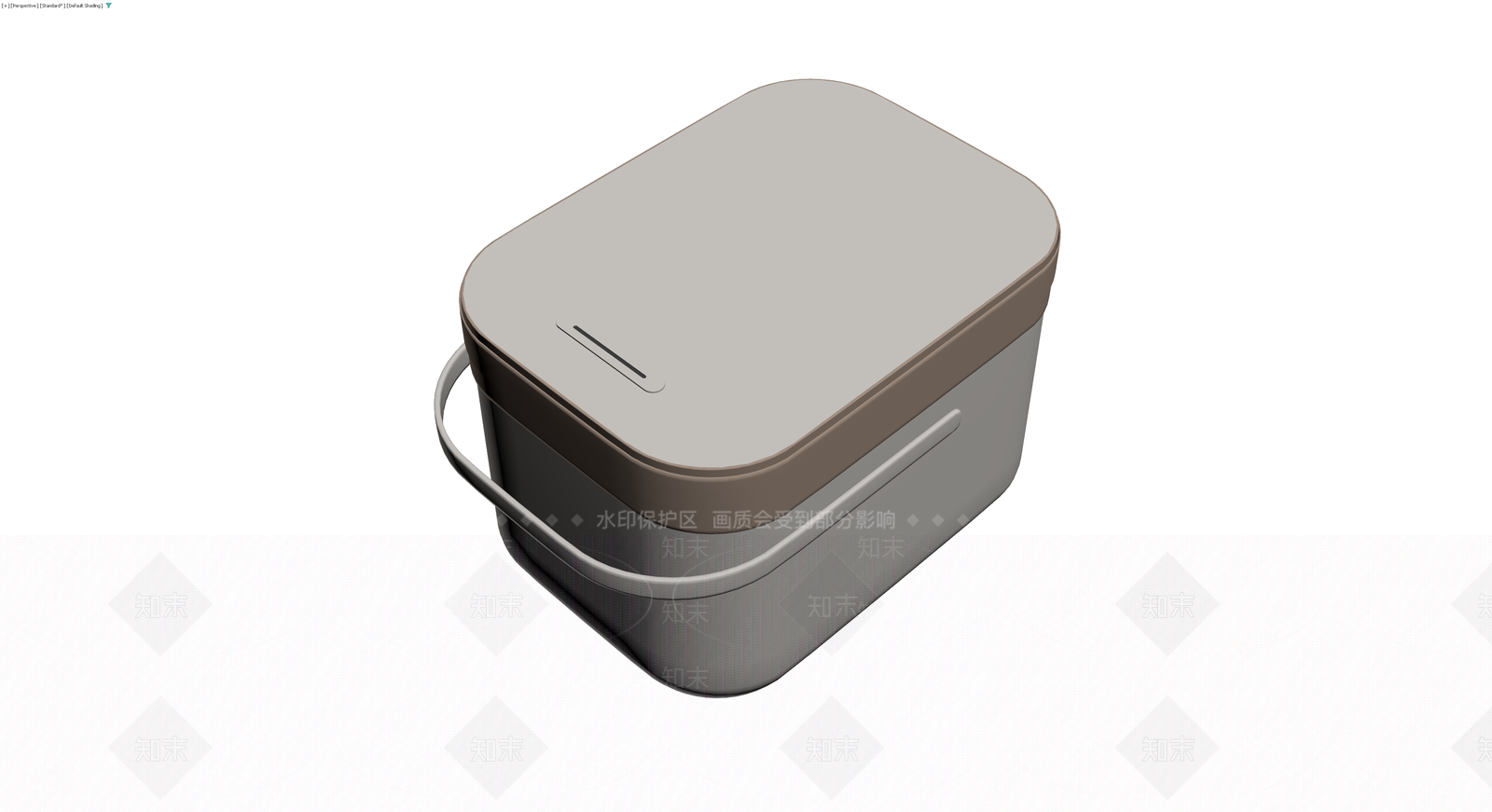 灰模电饭煲3D模型下载【ID:1230415862】