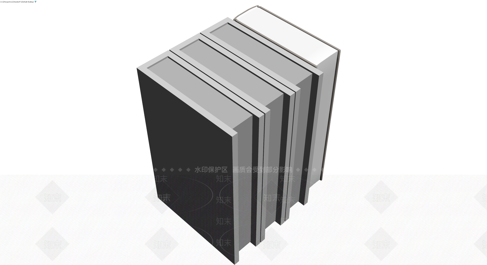书籍组合模型3D模型下载【ID:1230784301】