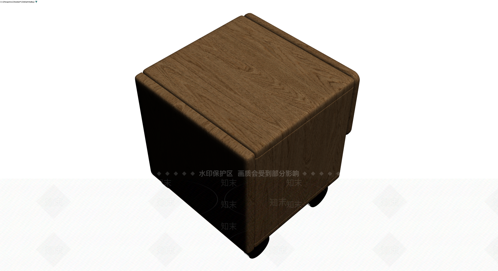 带轮木质收纳柜3D模型下载【ID:1230396969】