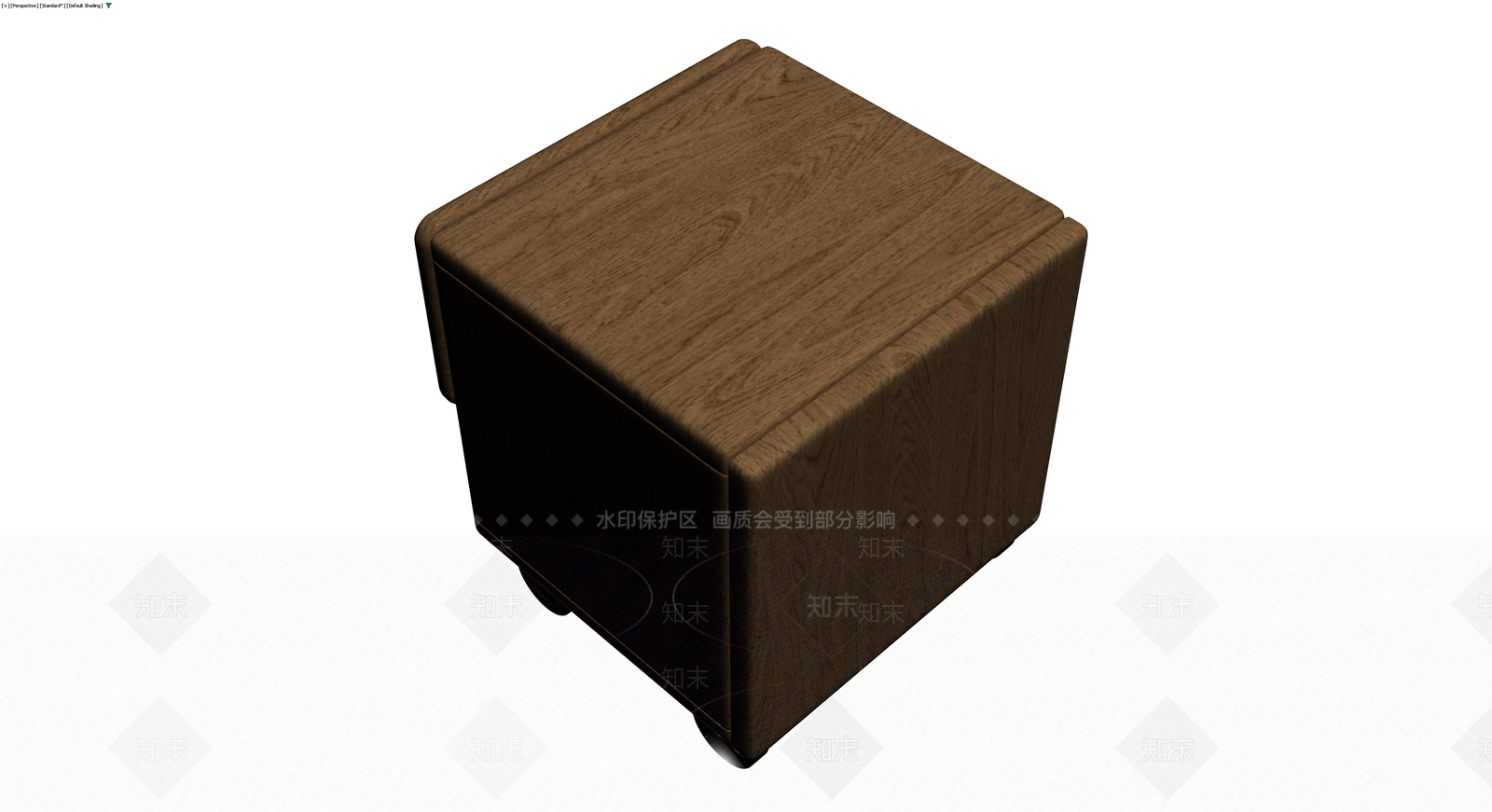 带轮木质收纳柜3D模型下载【ID:1230396969】