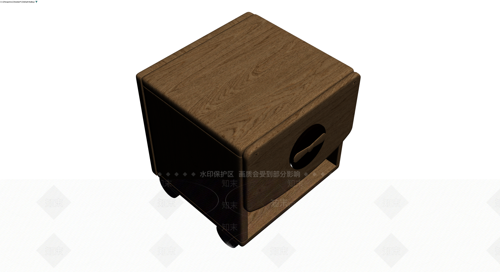 带轮木质收纳柜3D模型下载【ID:1230396969】