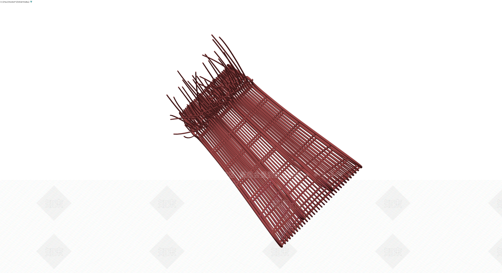 红褐色编织藤椅3D模型下载【ID:1229624675】