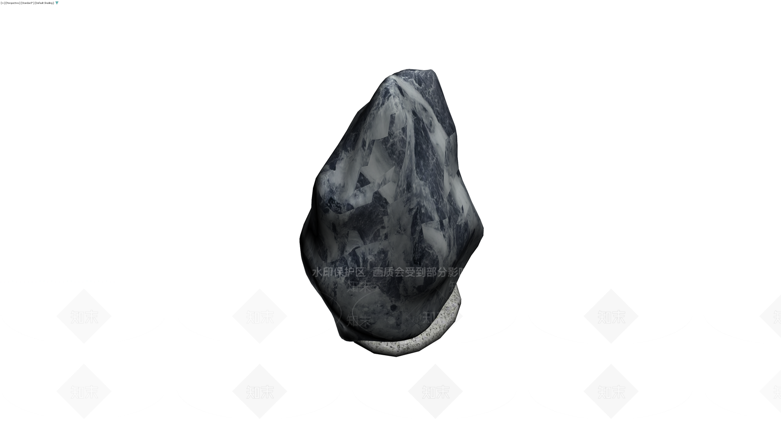 大理石纹理景观石雕塑3D模型下载【ID:1230400807】