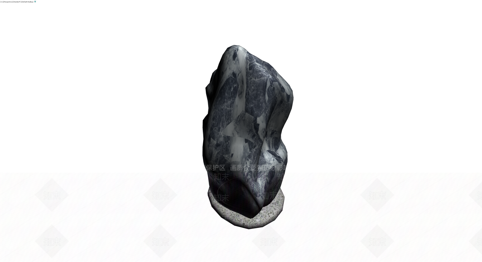 大理石纹理景观石雕塑3D模型下载【ID:1230400807】