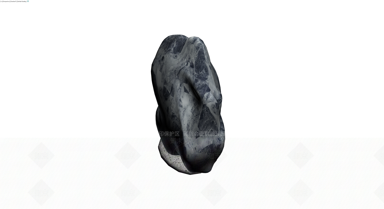 大理石纹理景观石雕塑3D模型下载【ID:1230400807】