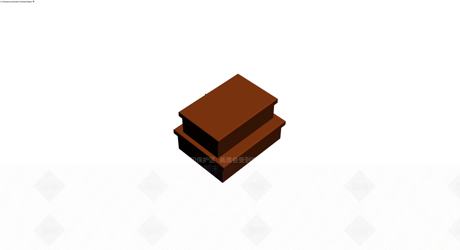双层木质抽屉柜3D模型下载【ID:1230563234】