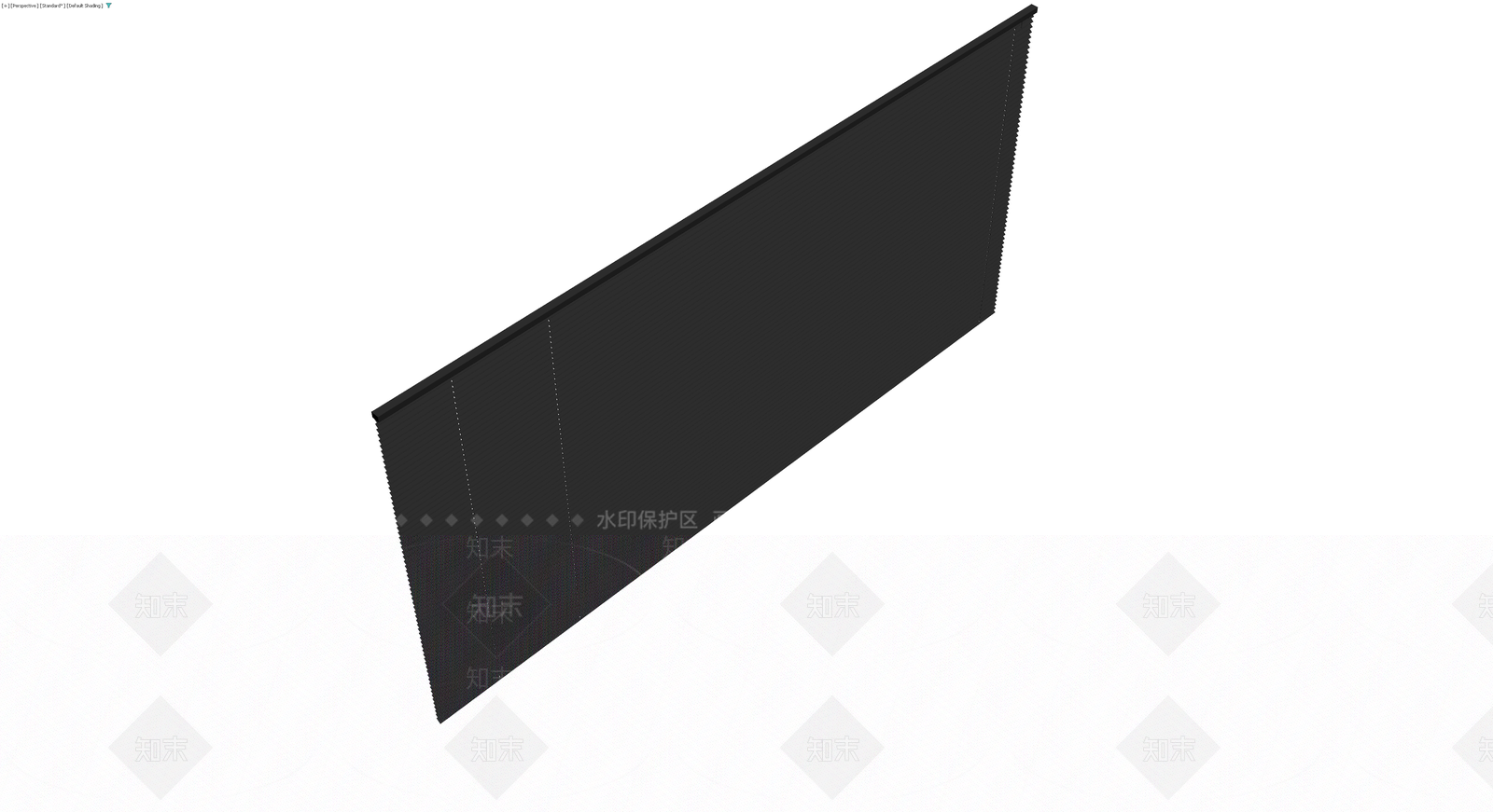 黑色百叶窗模型3D模型下载【ID:1229993550】