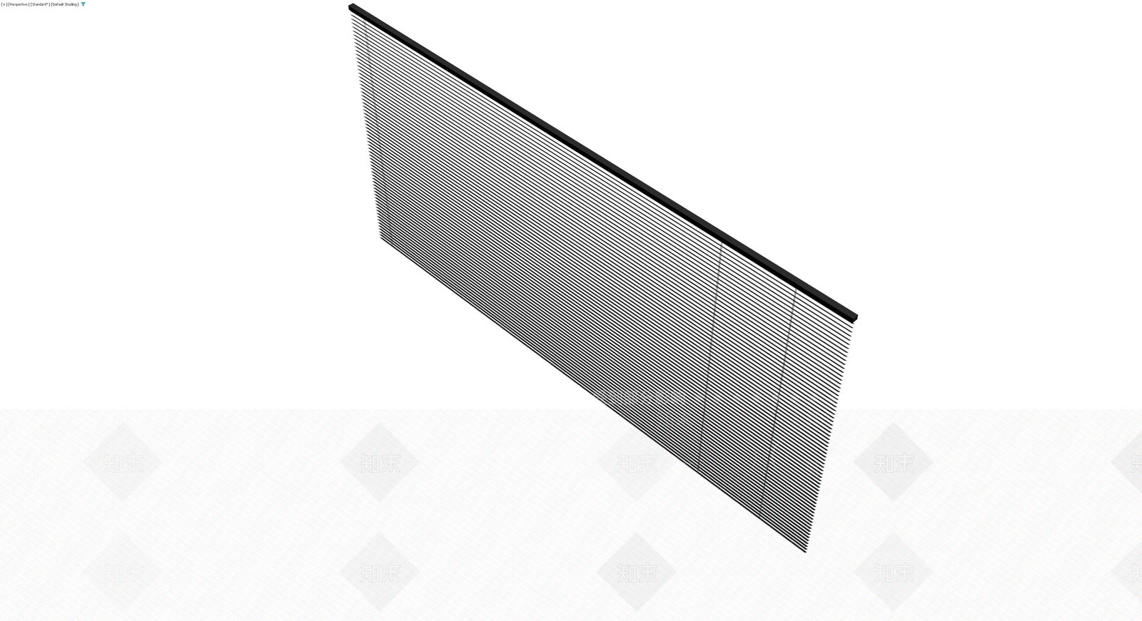 黑色百叶窗模型3D模型下载【ID:1229993550】