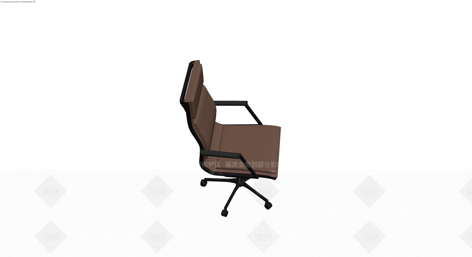 棕色高背办公椅3D模型下载【ID:1230717967】