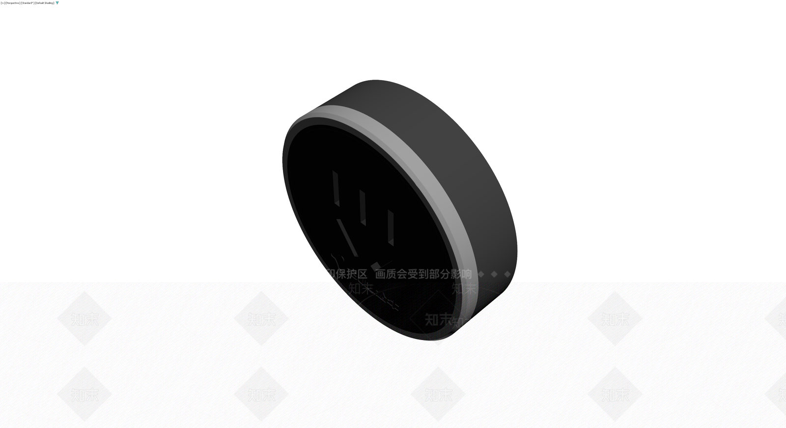 公牛品牌黑色圆形插座3D模型下载【ID:1230393830】