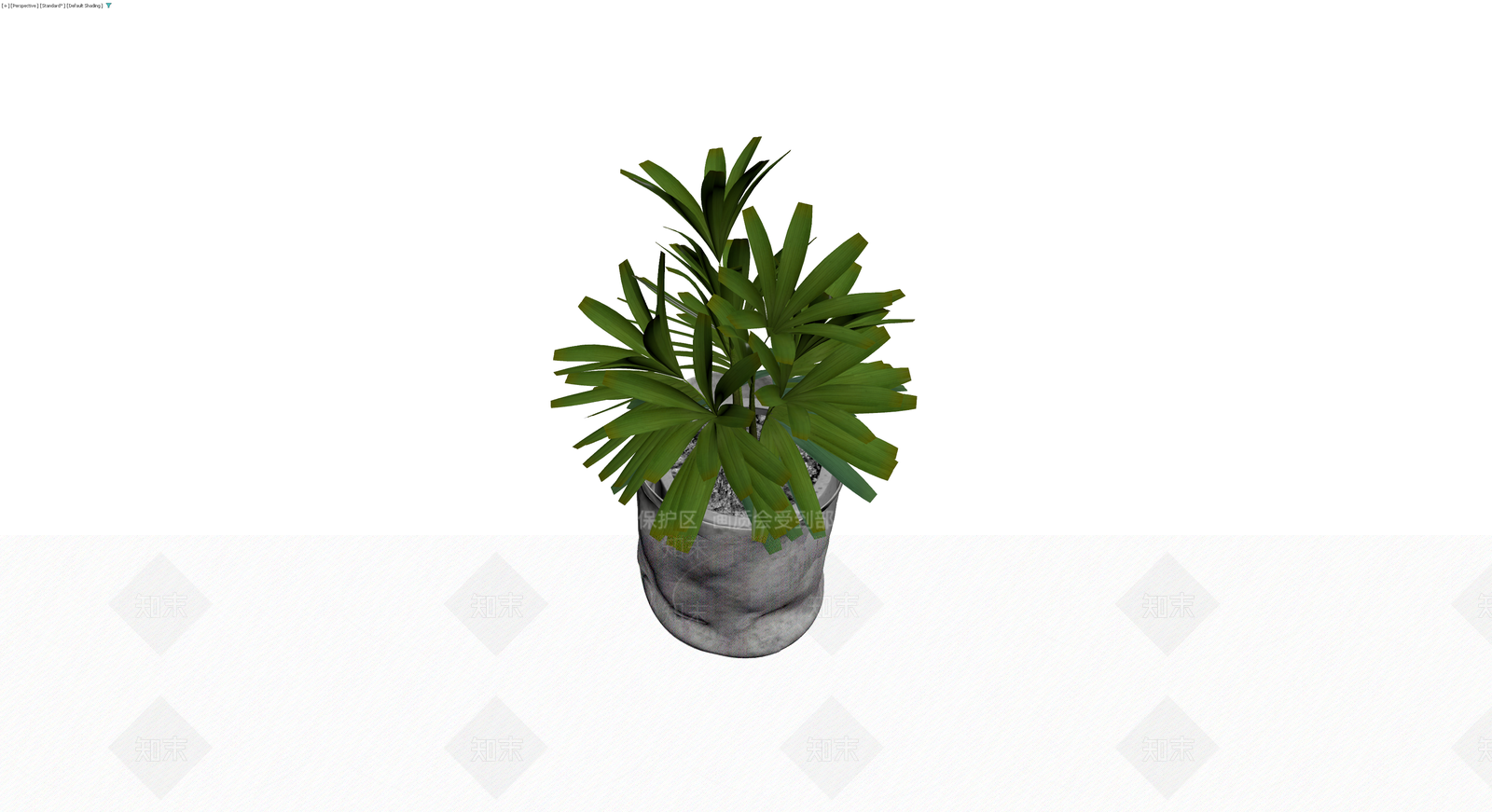 盆栽绿植带盆3D模型下载【ID:1229921206】