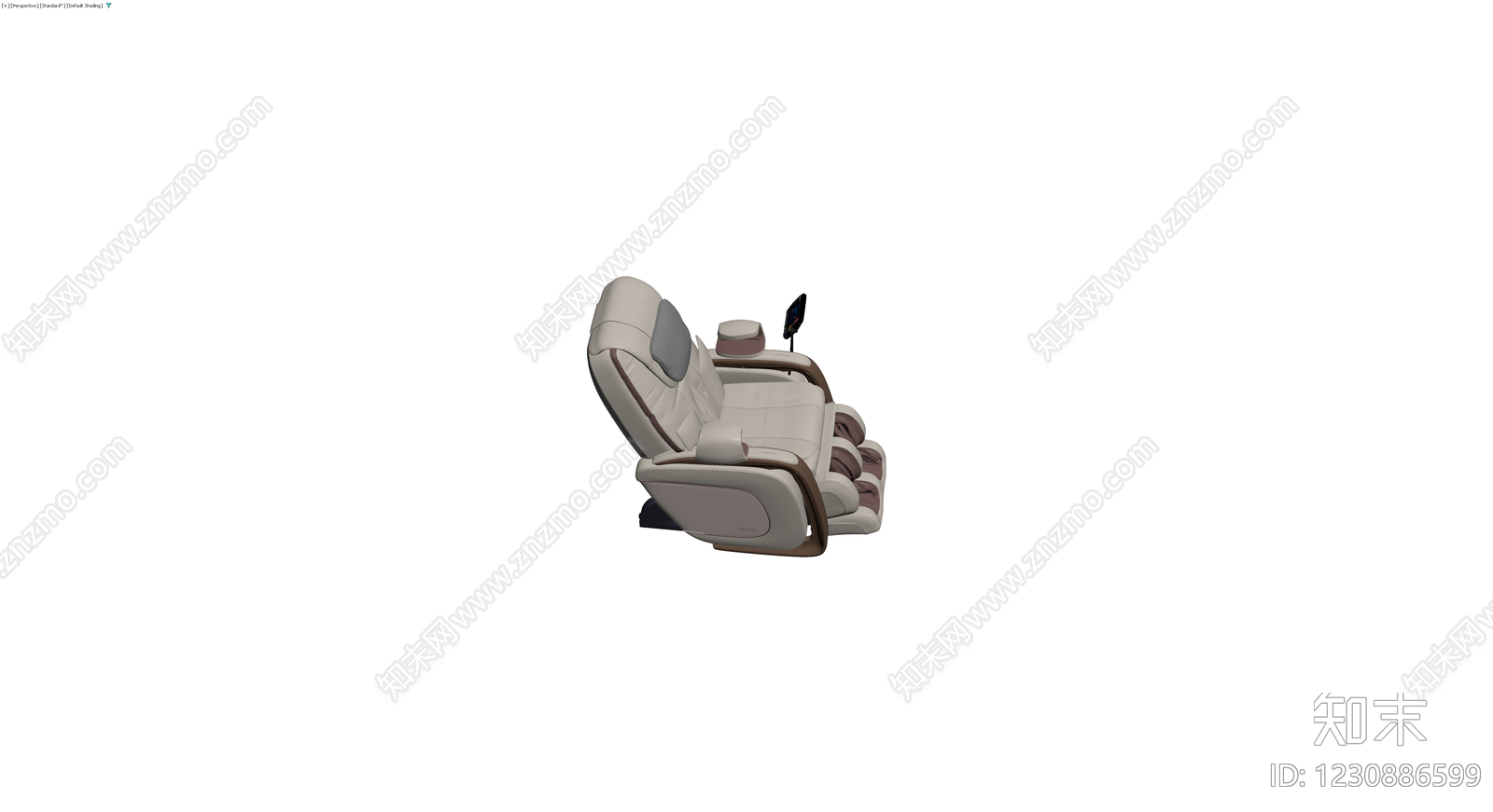 现代多功能按摩椅3D模型下载【ID:1230886599】