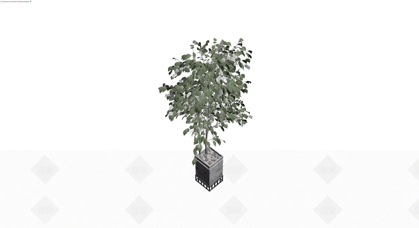 带盆绿植盆栽模型3D模型下载【ID:1230325105】