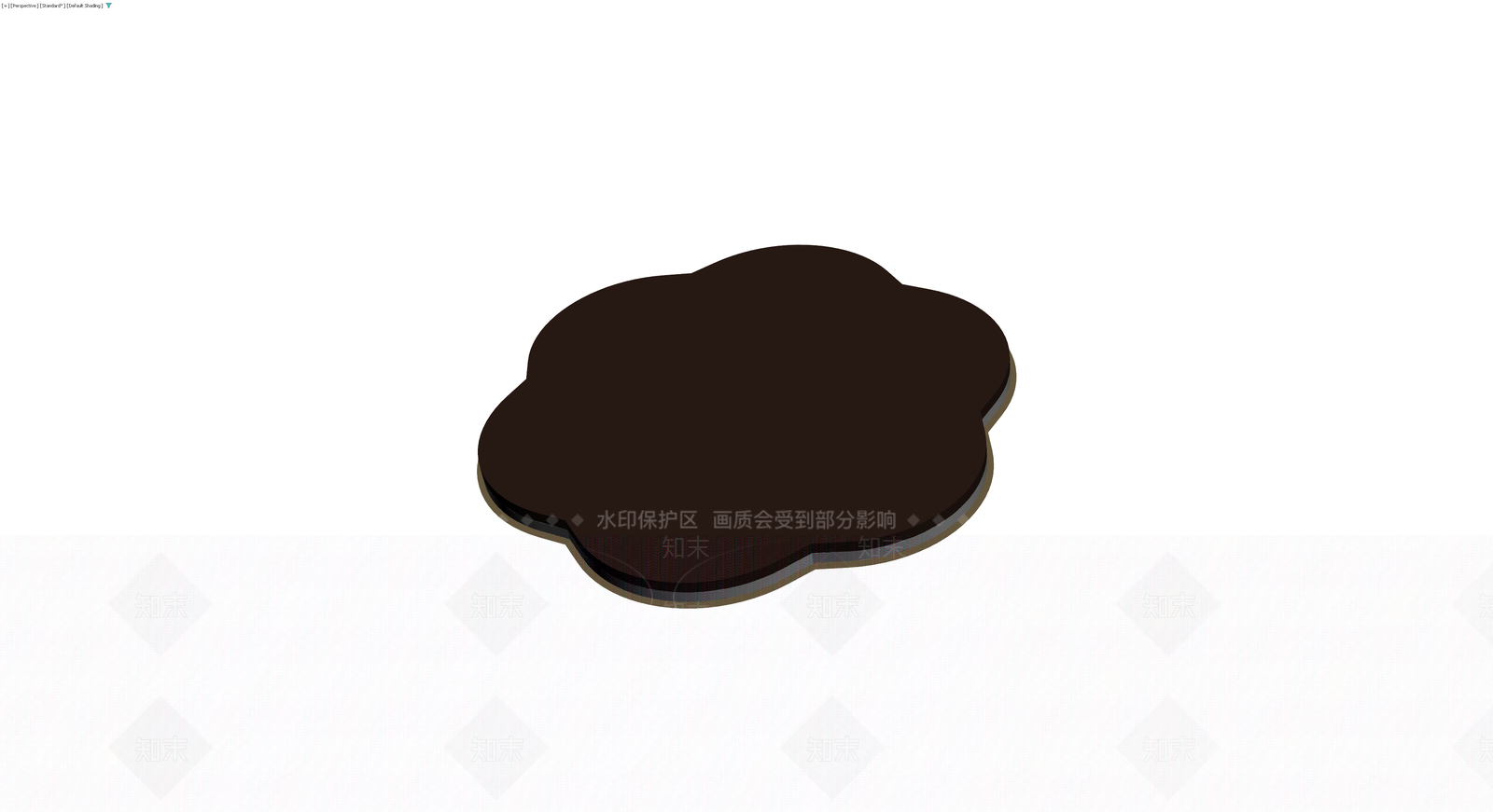 深色云朵造型底座3D模型下载【ID:1230321903】