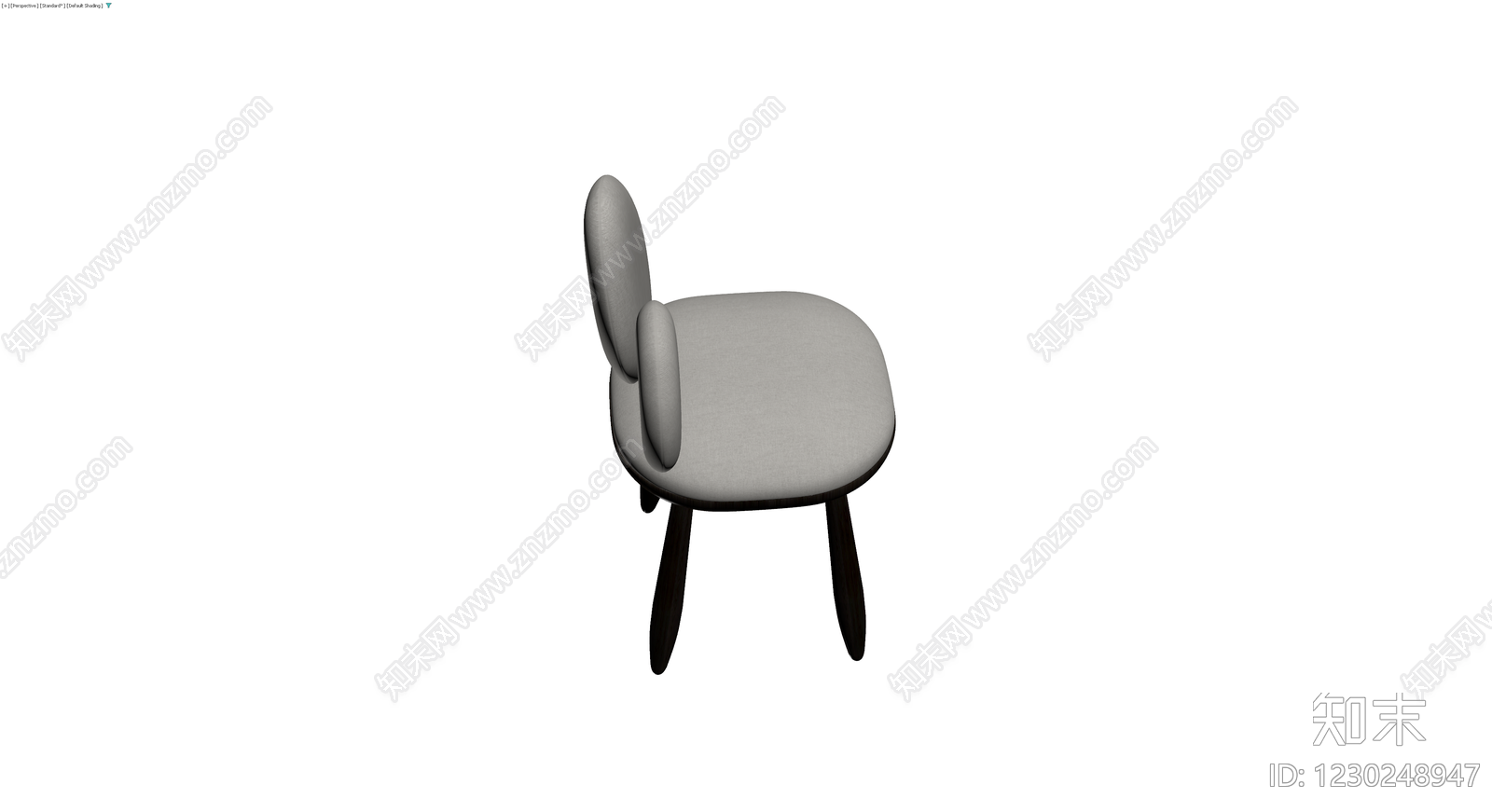 兔子耳朵造型软包椅3D模型下载【ID:1230248947】