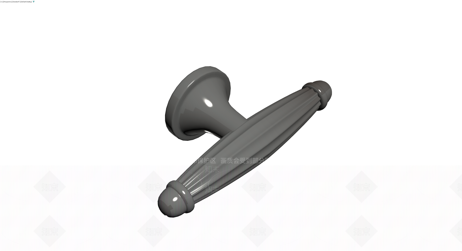 复古雕花门把手3D模型下载【ID:1230556595】