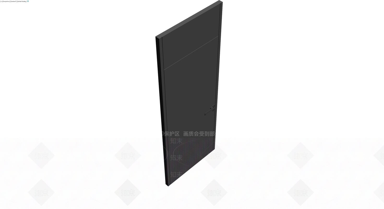 现代简约平开门模型3D模型下载【ID:1230353678】