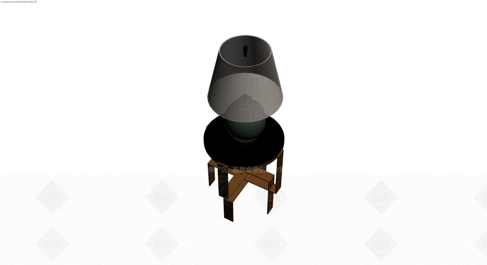 台灯与边几组合模型3D模型下载【ID:1230413272】