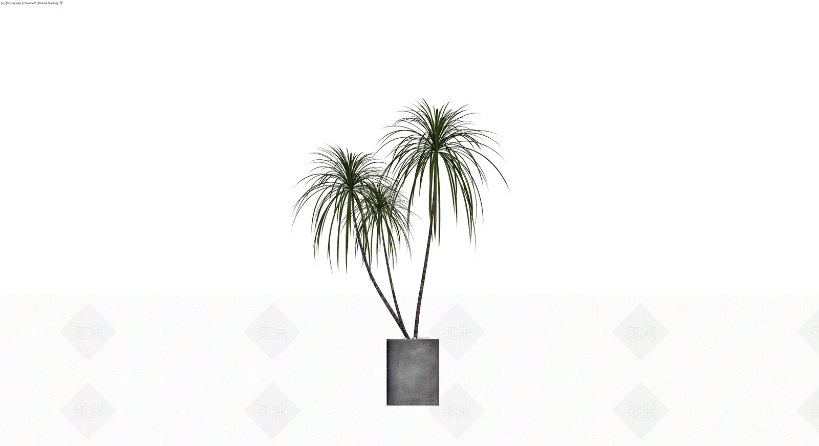 带盆绿植盆栽3D模型下载【ID:1230540656】
